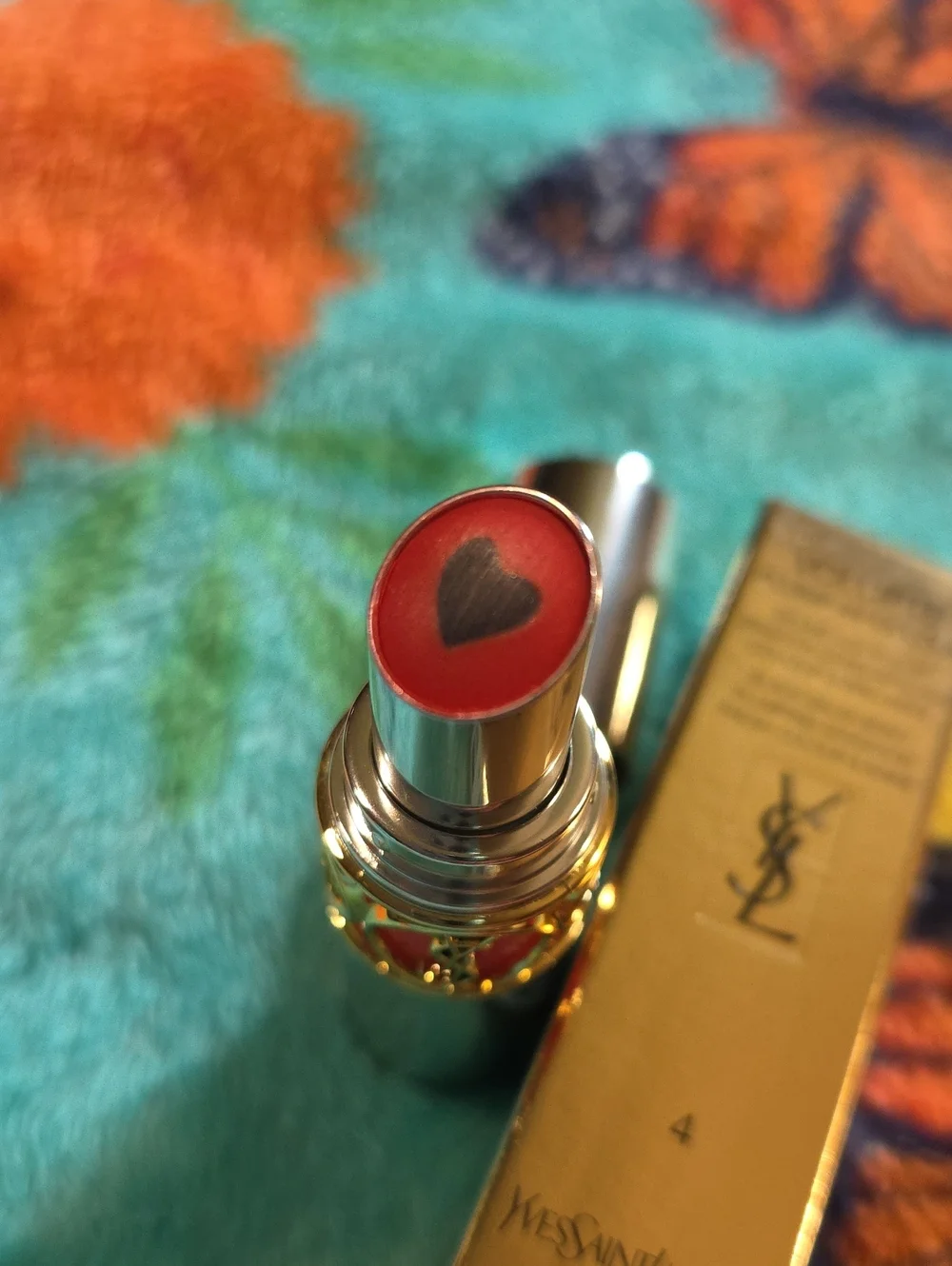 Yves Saint Laurent YSL Volupté Plump In Colour Lip Balm 4 Exposing Coral NIB